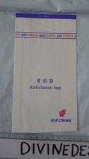 Air China Airlines Sick Bag Star Alliance Vomit Barf Sickness