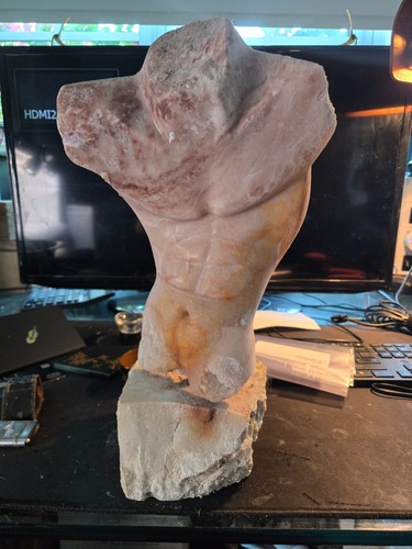 Mid century marble statue - mid,