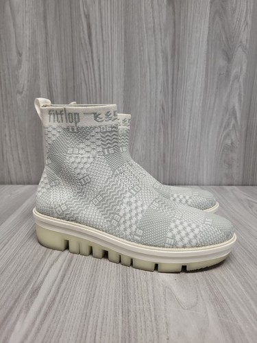 Fitflop grey white patterned - fitflop,