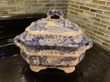 Large  Spode Blue Italian Soup Tureen