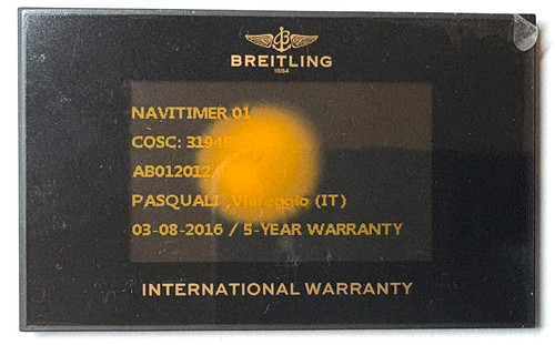 Breitling authentic year - authentic, 5-year