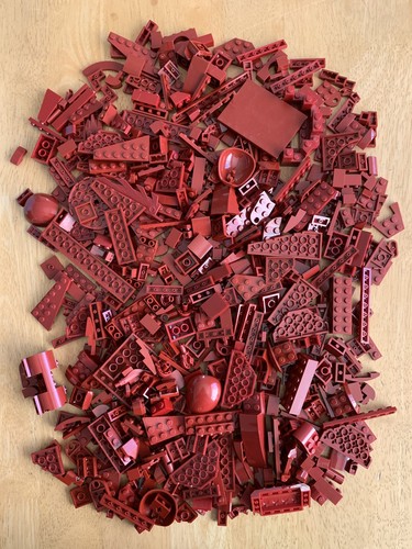 Lego dark red 500g bulk - dark,