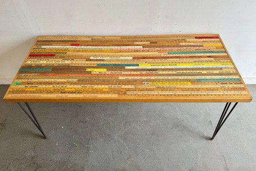 Vintage reclaimed ruler dining - vintage,