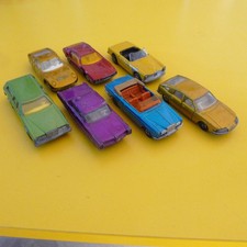 Matchbox Superfast job lot - Saloons etc. (including Pontiac no 22) - playworn