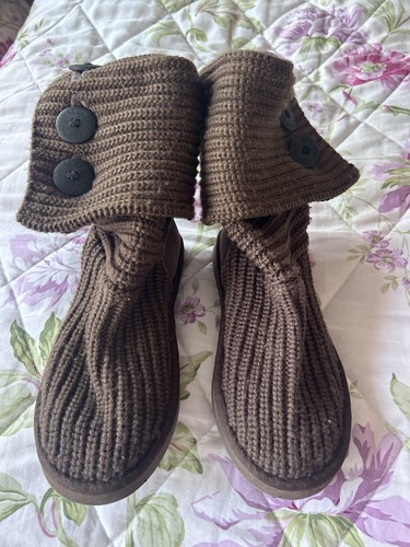 Ugg brown classic - brown, knit