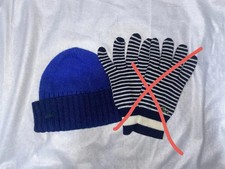 Genuine Lacoste Beanie, Glove