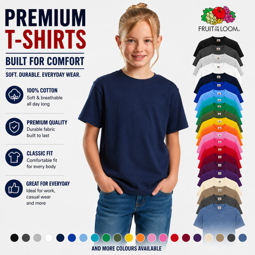 Fruit the loom kids plain - kids,