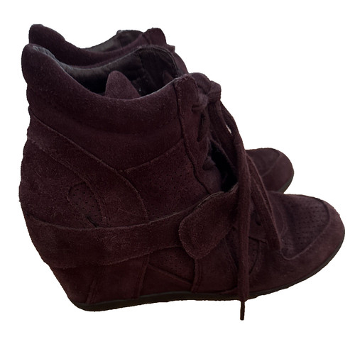 Ash cool bowie wedge suede - ash,