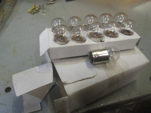 Vintage trolley bus bulbs - trolley,