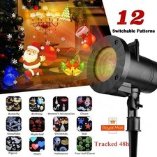 Christmas Projector LED with 12 Seasonal Slides for Indoor and Outdoor Halloween
