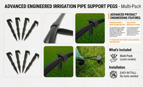 16mm irrigation pipe - pipe, support