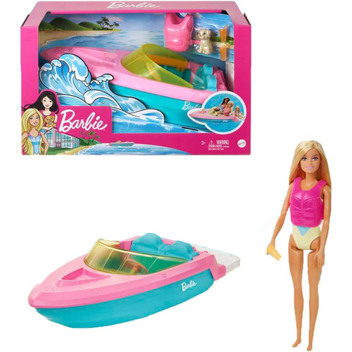 Barbie doll boat playset - barbie,