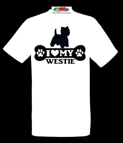 Westie dog shirt bone - dog, t