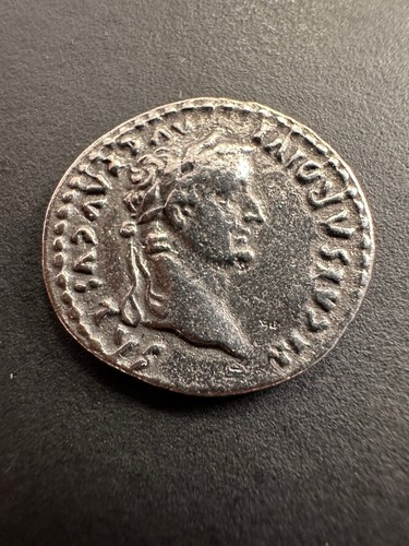 Roman denarius tiberius - denarius,