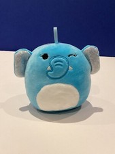 Squishmallows 4” Plush soft Ornament Christmas mila the blue elephant
