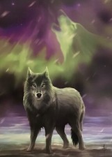 Anne Stokes ~ Aura Wolf ~