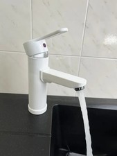 Designer White Basin Hot Cold