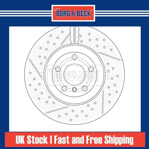 Brake discs vented grooved - brake,