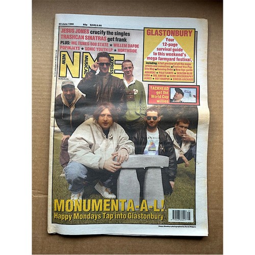 Happy mondays nme magazine - mondays,