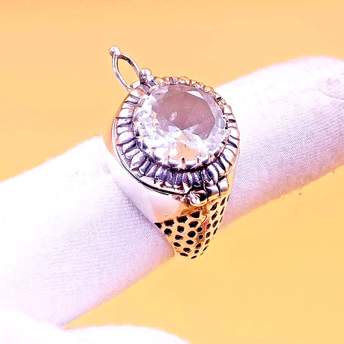 Handmde white topaz poison - handmde,