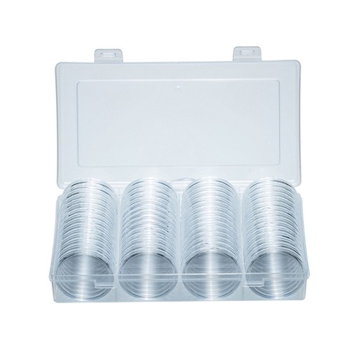 60pcs 40mm round coin case - 40mm,