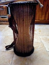 Traditional African Talking Drum - Handcrafted Percussion from West
