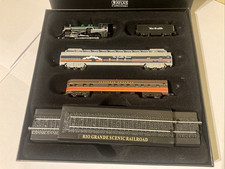 Atlas Editions/Deagostini Mini Trains- 1/220 scale Rio Grande Static Steam Loco