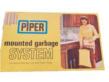 Vintage Piper Mounted Garbage
