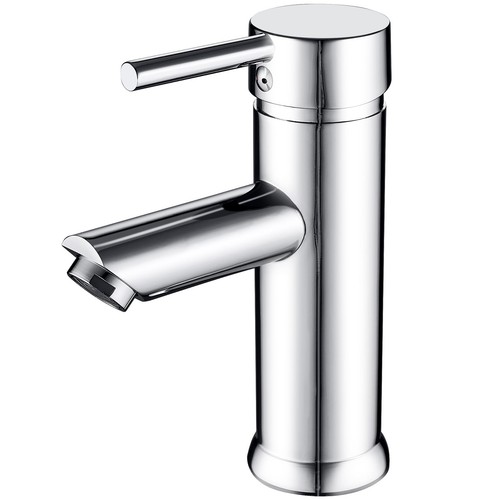 Chrome bathroom sink tap - sink,