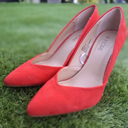 Fiore women red suede high - suede,