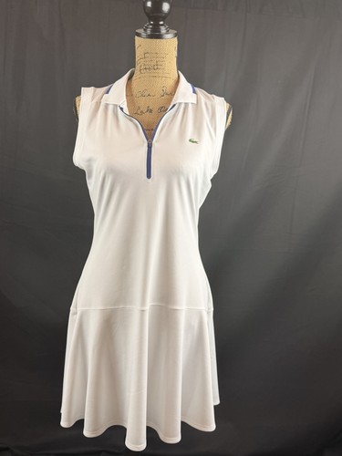 Lacoste womens white polo - white,