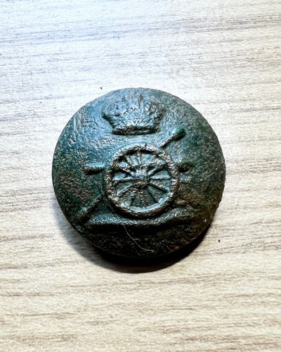 Old vintage military button - vintage,