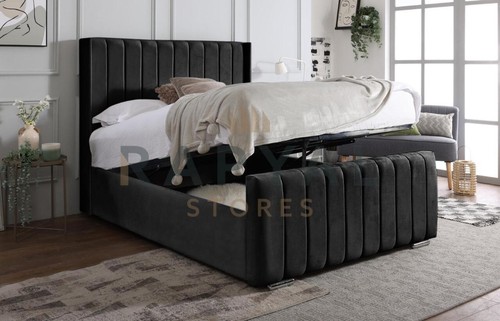 Ottoman storage bed panel - storage,