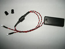 BATTERY POWERED DUAL FLASHING  LED. CHOOSE COLOUR,LED SIZE