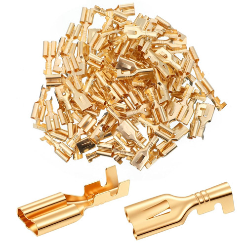100pcs female spade non - female,
