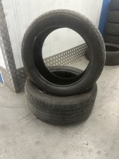 2 x 255/50/20 4.8mm/4.8mm Bridgestone Alenza 001 AO 109H XL  DOT 4323 A2552 Pair