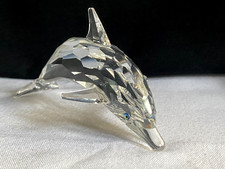 SWAROVSKI DOLPHIN ON A WAVE 190365 - NEEDS DOLPHIN TO BE REGLUED TO THE WAVE