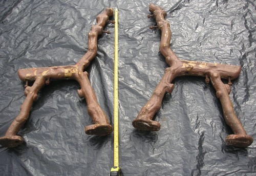 Antique cast iron tree branch - antique,