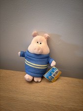 Cbeebies Timmy Time Paxton Pig Aardman Vivid 2009 Soft Plush Toy 7”
