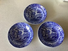 Copland Spode's Italian Blue bowls 6.5 inches x3