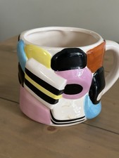Huge Rare Vintage Ceramic Liquorice Allsorts Bertie Basset Tea Coffee Cup 