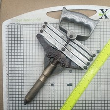 Vintage MD 435 Brass / Bronze Nose Pop Rivet Gun Lazy Tongs Scissor Hand Riveter