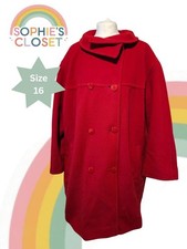 Windsmoor Red 100% Wool Coat