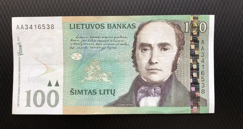 Lithuania banknote 100 - banknote,