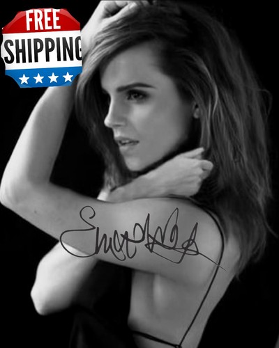 Framed emma watson autographed - emma,