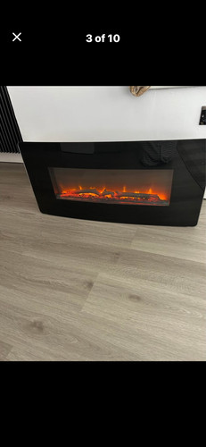 Celsi electric fire black - electric,