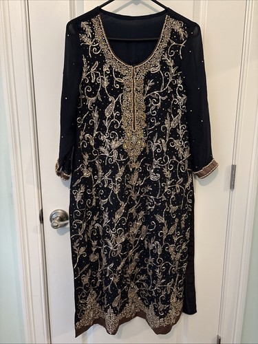 Pakistani chiffon suit - chiffon, w