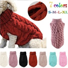 Small Dog Sweater Winter Warm