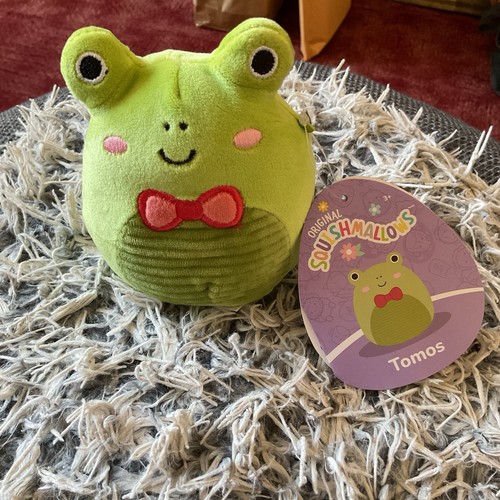 Squishmallows tomos green - squishmallows, frog