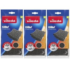 3 x Vileda 2-Pack Stainless